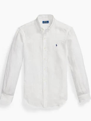 Polo Ralph Lauren CUSTOM FIT LINEN SHIRT - Skjorter