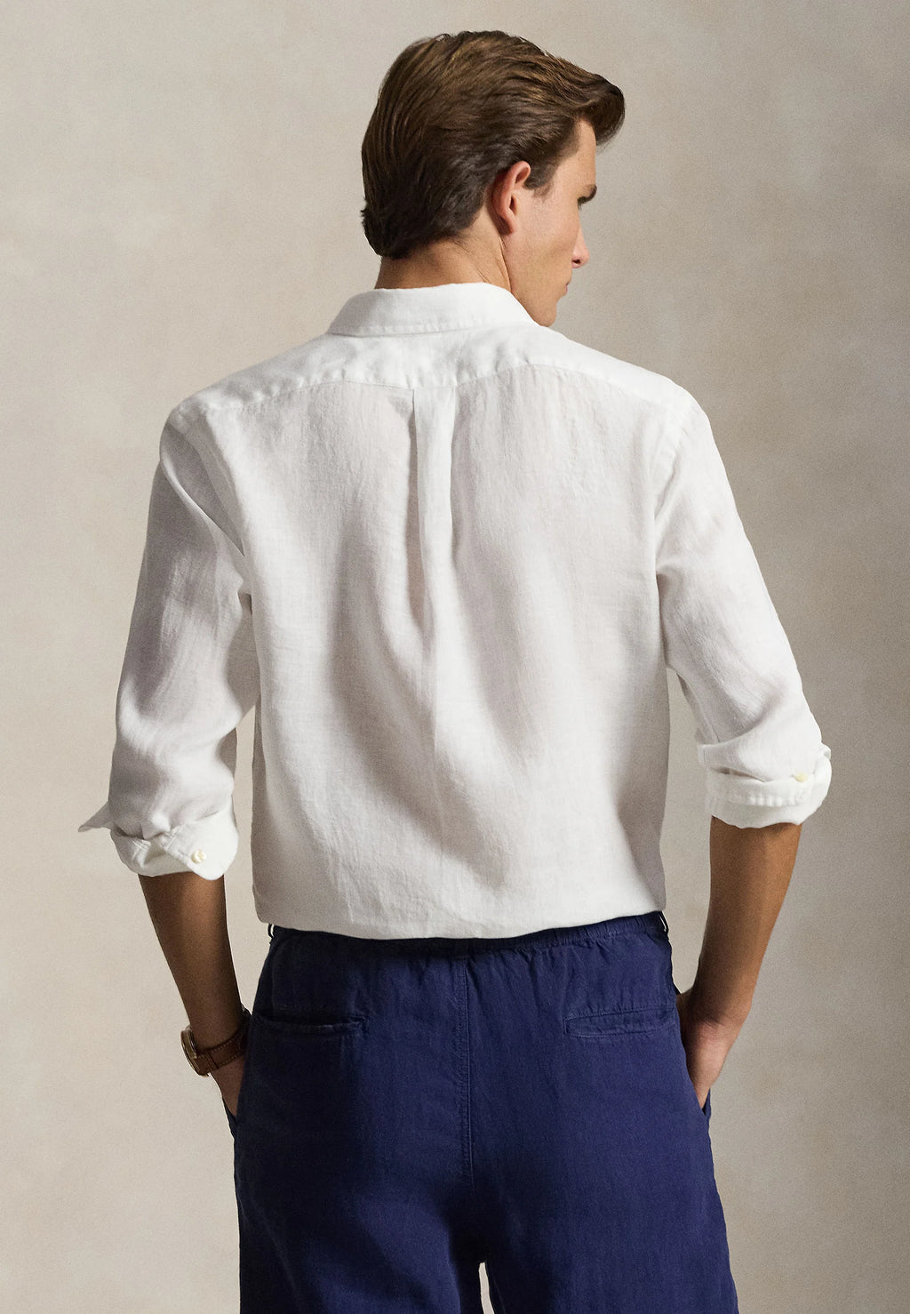 Polo Ralph Lauren CUSTOM FIT LINEN SHIRT - Skjorter